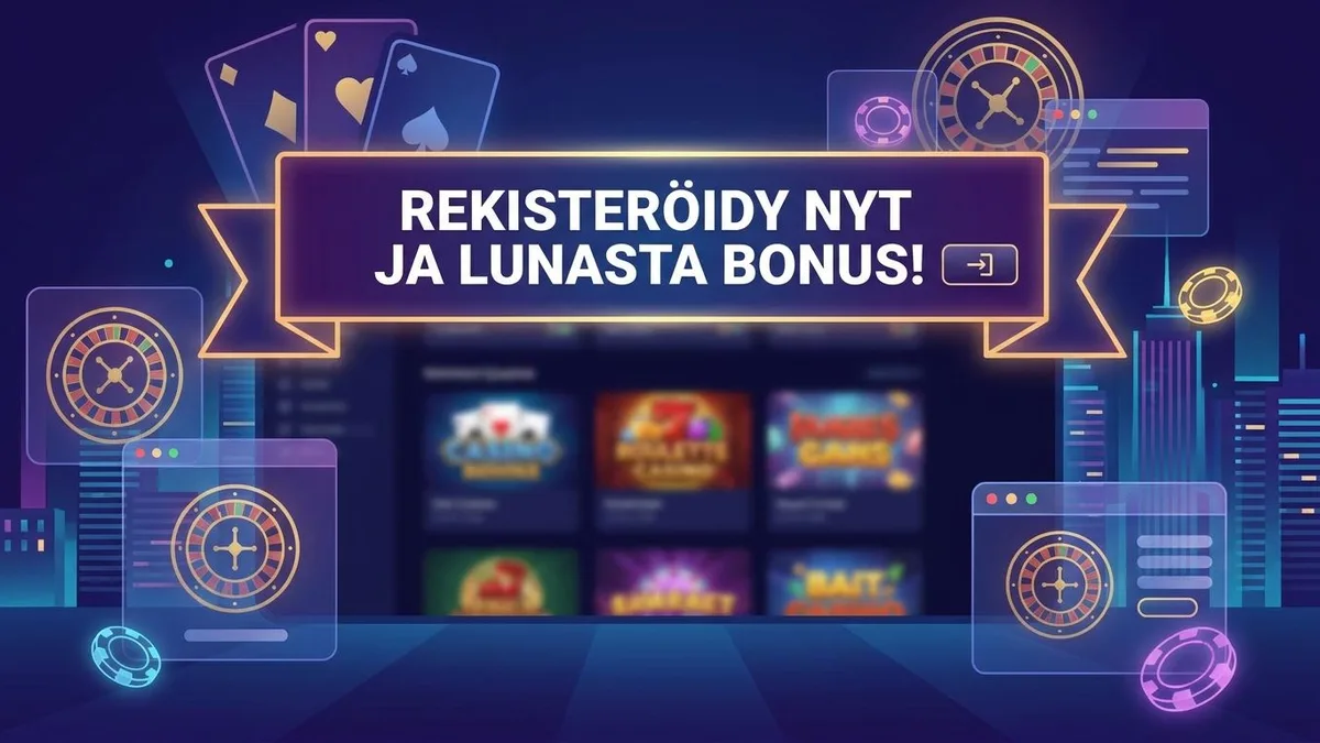 Rekisteröidy bonuksella
